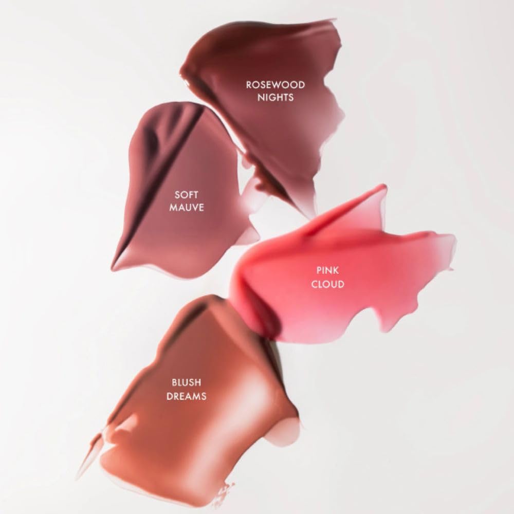 Summer Fridays Dream Lip Oil - Tinted Lip Oil with Moisturizing Sheer Coverage, High-Shine and Deep Hydration - Non-Sticky Formula for Long-Lasting Softness - Rosewood Nights (0.15 Oz)