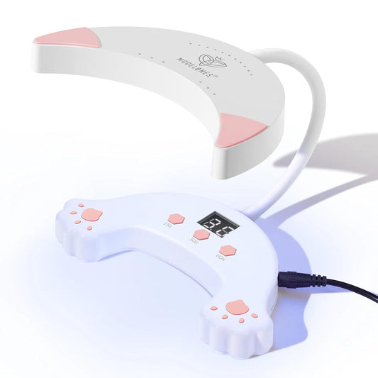 modelones UV LED Nail Lamp, Gooseneck UV Light for Gel Nails, 48 W Nail Light for Gel Polish with 3 Timers and LCD Display, LED Lamp for Fast Curing Gifts for Women Girls