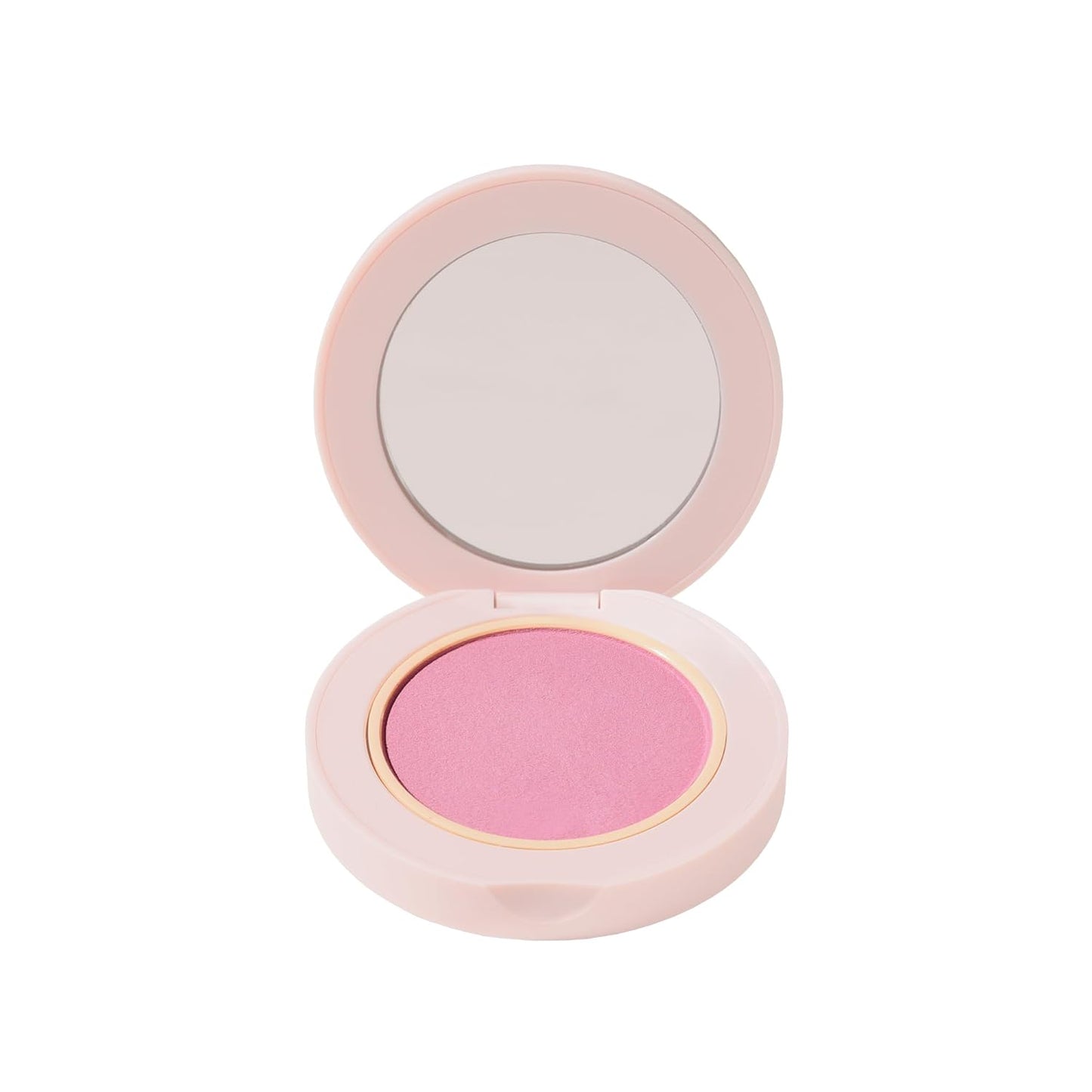 Wander Beauty Hydrating Powder Blush - Lightweight, Pink Blush Makeup with a Blurring, Satin Finish - Buildable Formula with Hyaluronic Acid, Squalane & Aloe Leaf Extract - Priority Pink - 0.18 oz