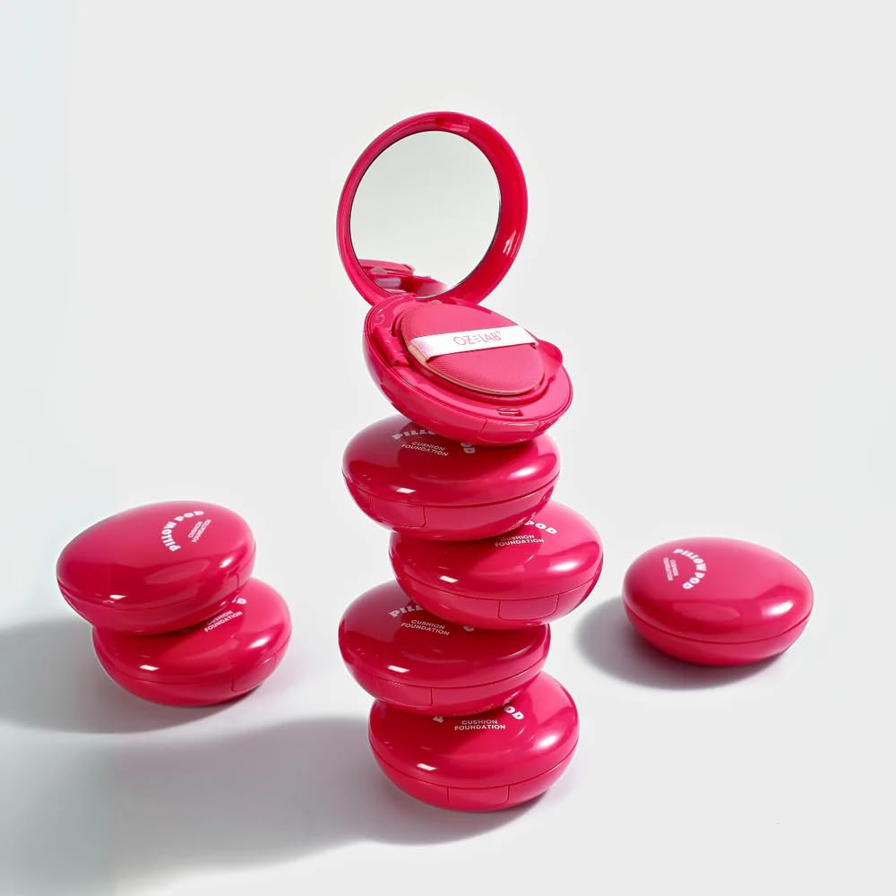 Beauty Pillow Pod Cushion Foundation Porcelain – Natural Matte Finish, Buildable Coverage, Paraben-Free, Portable Compact with Mirror and Puff,0.42 OZ /12G,pack of 1