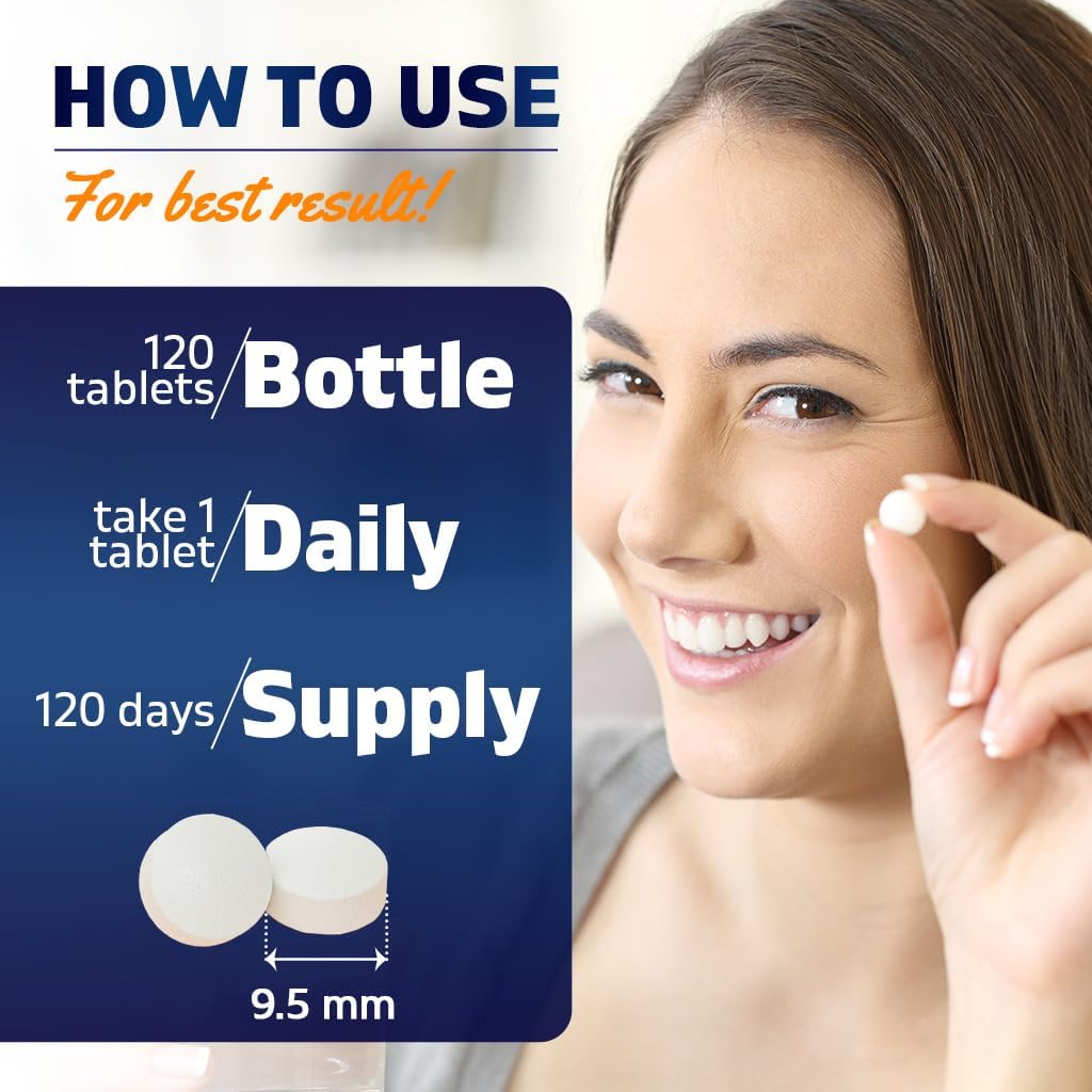 Vitamatic High Potency Biotin 20000 mcg (20mg) with Keratin 100mg - 120 Vegetarian Tablets - Biotin Supplements for Healthy Hair Skin & Nails for Adults (120 Count (Pack of 3))