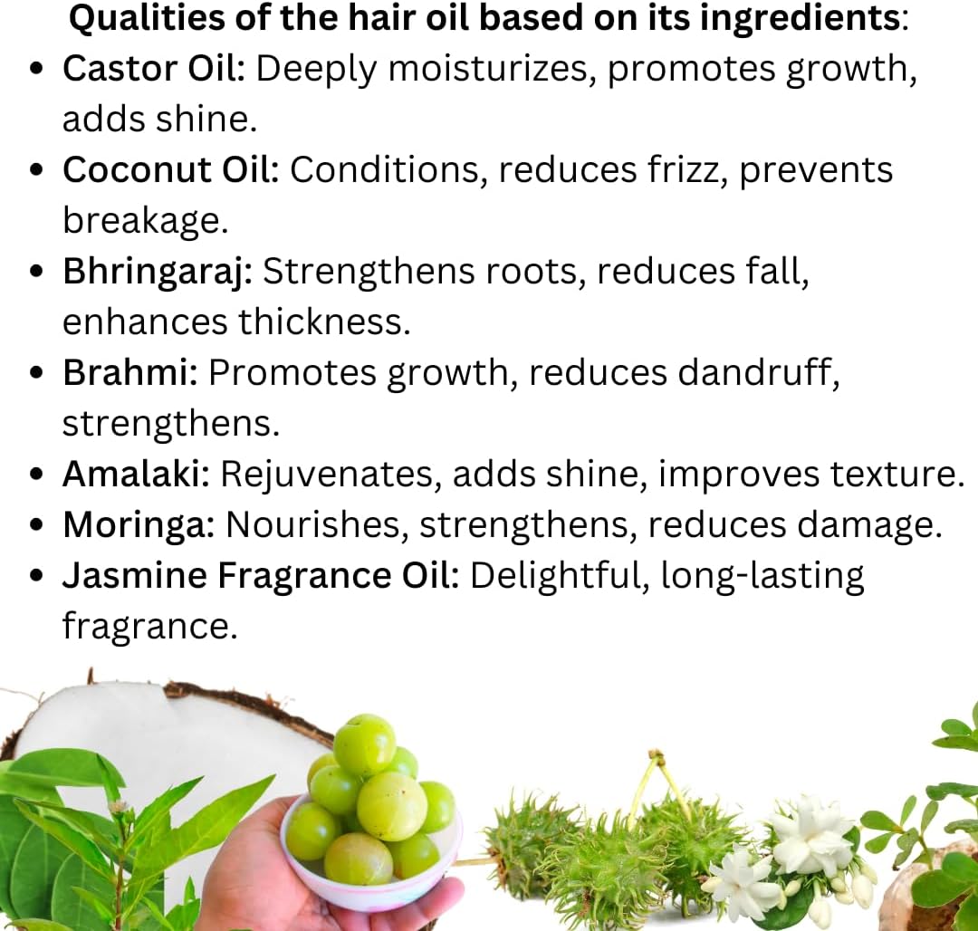 Abhyanga Herbal Head Massage Oil | Nourishes Hair and Scalp | Ayurvedic Recipe | 10 FL OZ