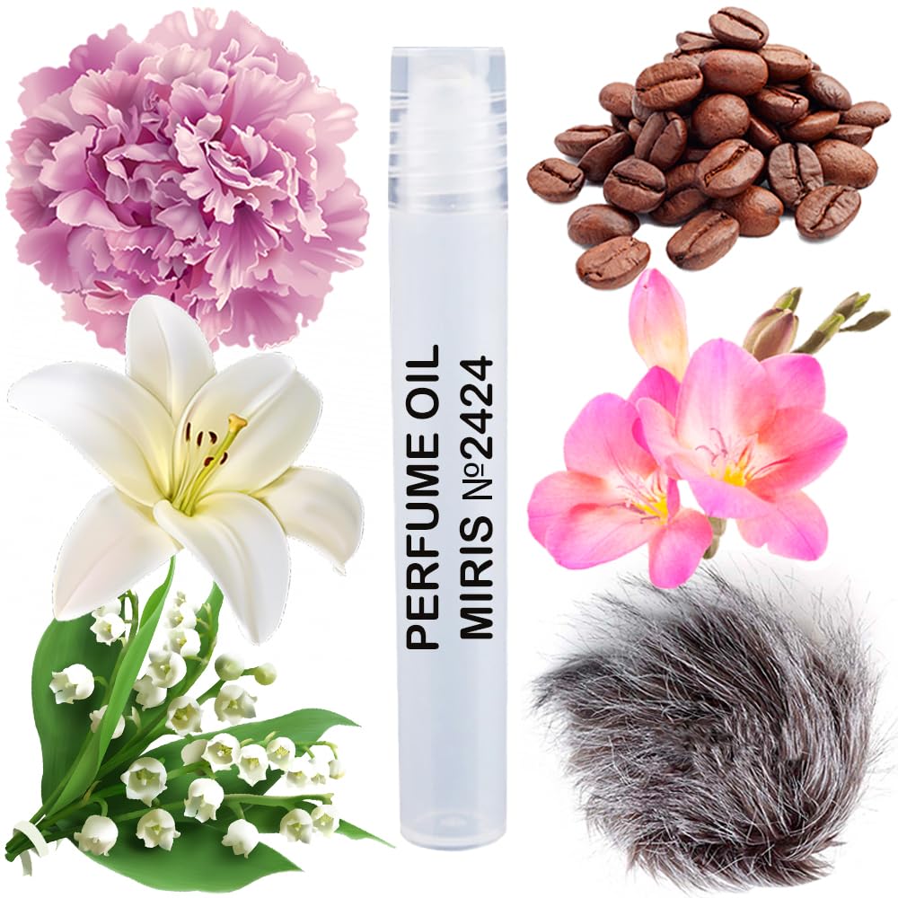 MIRIS Perfume Oil No. 2424, Inspired by Noa, Long-Lasting Women Roll-On, Rollerball 0.34 Fl Oz / 10 ml