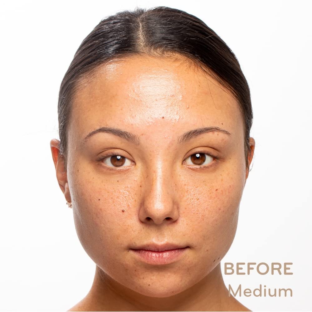 pürlisse Youth Glow Vitamin C CC Cream with SPF 50 - Color Corrector Enriched with Sea Buckthorn, Vitamin C & Hyaluronic Acid - Boosts Radiance & Youthfulness - Paraben-Free - Medium (1.4 oz)