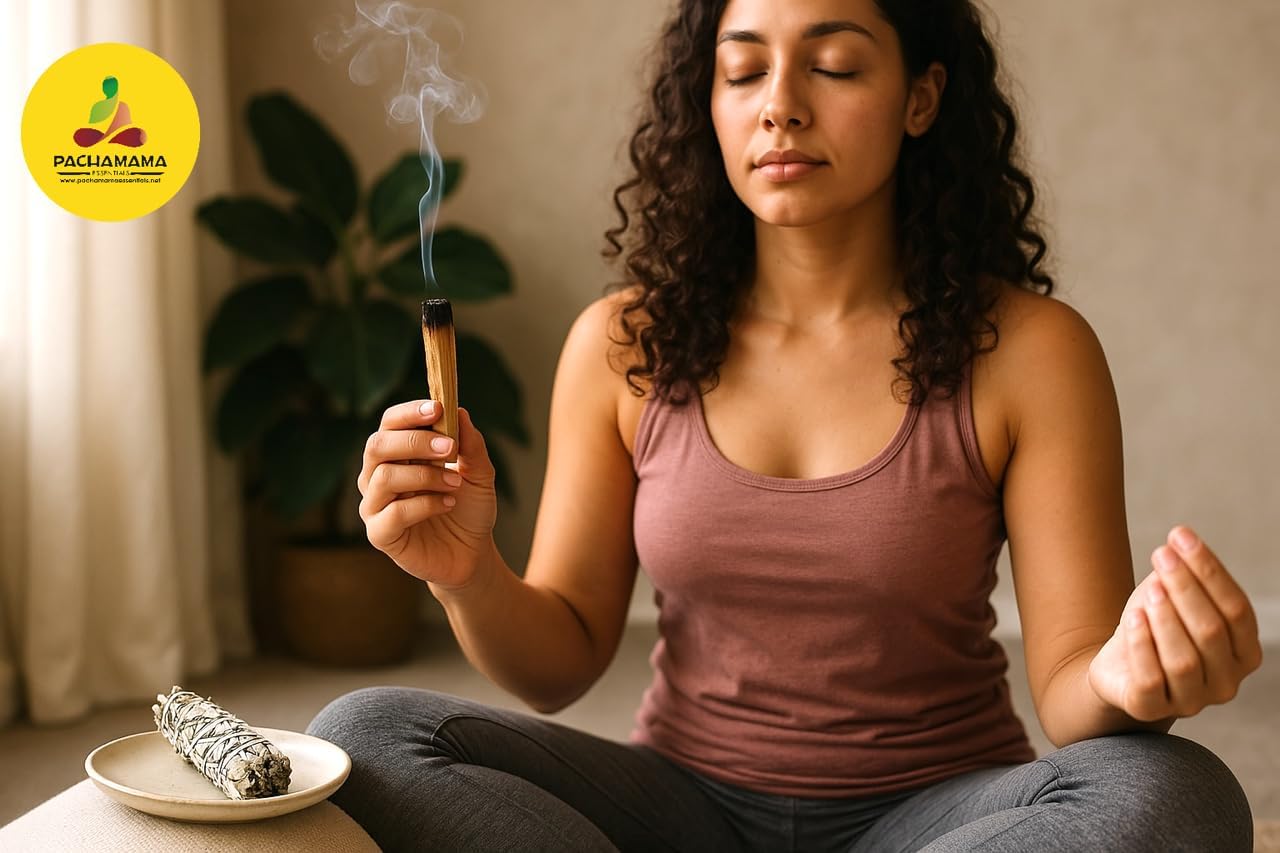 Pachamama Essentials Palo Santo Incense Sticks (4.0 inches Each) 100% Natural and Sustainable, Wild Harvested, for Smudging, Purifying, Energy Cleansing, Meditating, Yoga, Reiki. (20)