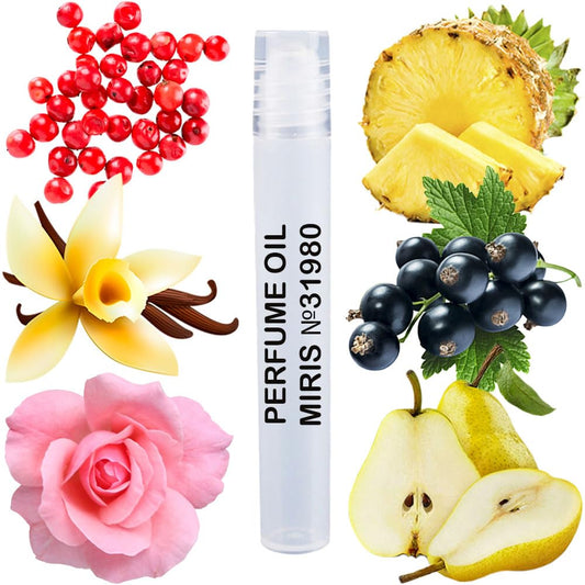 MIRIS Perfume Oil No. 31980, Inspired by Se Passione, Long-Lasting Women Roll-On, Rollerball 0.34 Fl Oz / 10 ml