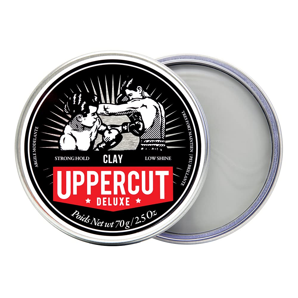Uppercut Deluxe Clay, Strong Hold, Low Shine, 2.5 Ounces