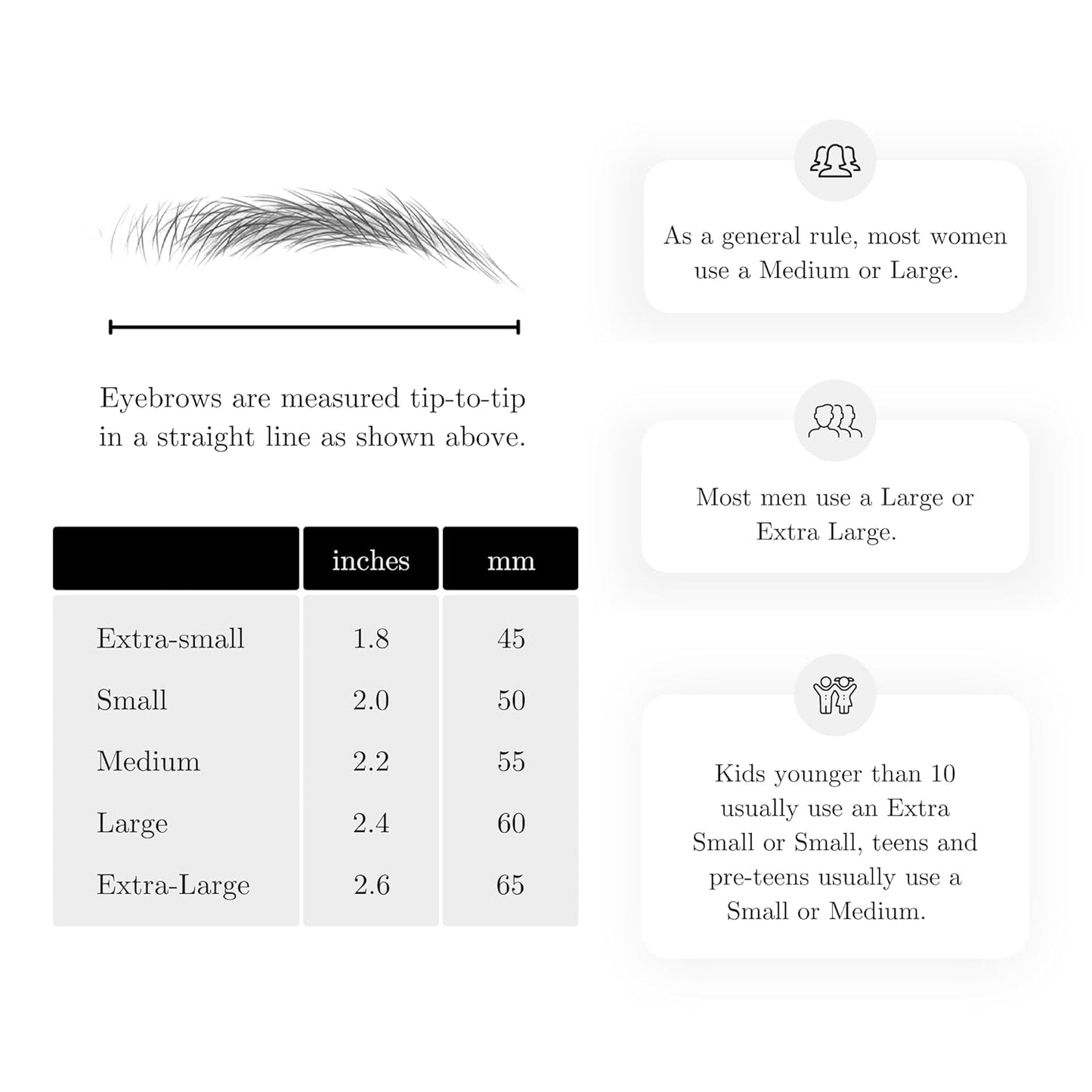 (10 pairs) Dark Brown Temporary Eyebrow Tattoo - Extra Small Size - Waterproof & Smudgeproof - Everyday Brow Style Eyebrow Stickers - Sheet Lasts up to 30 Days - Won't Work on Existing Brows