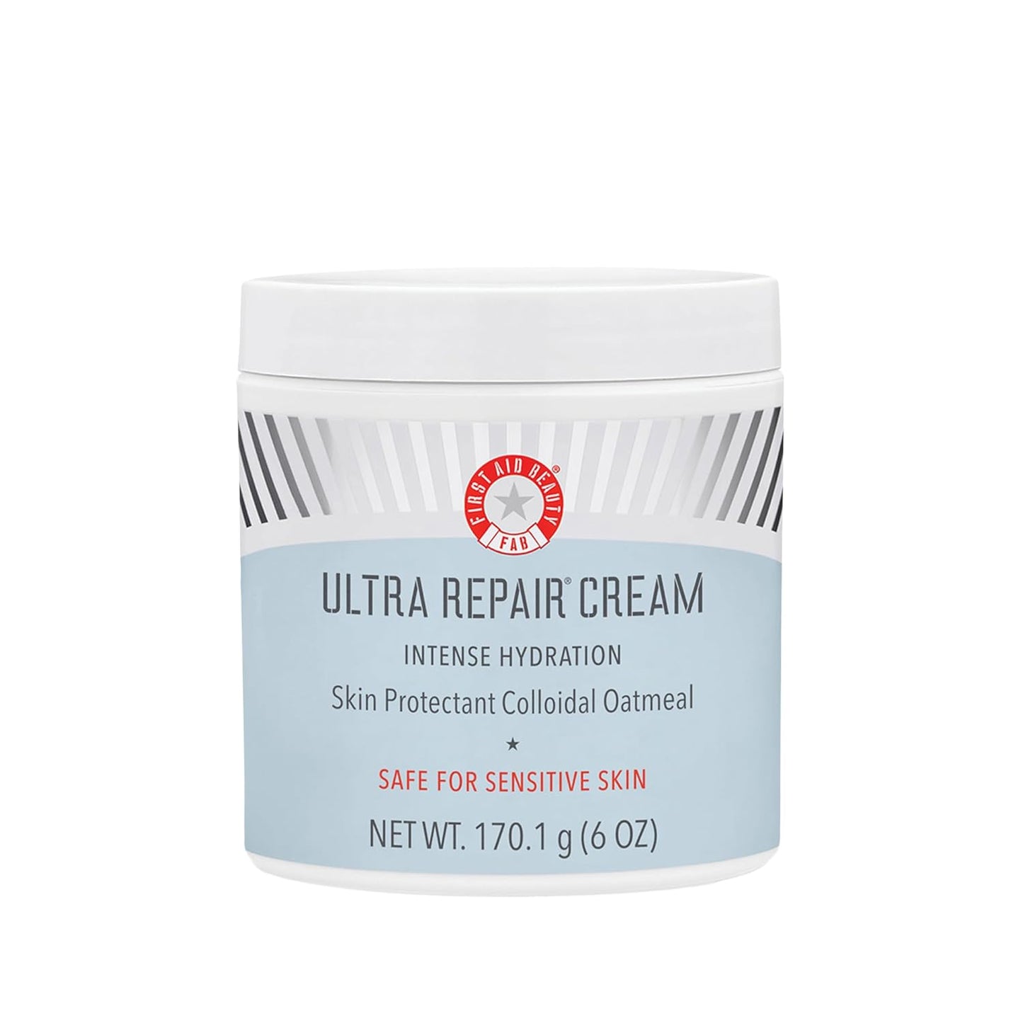 First Aid Beauty - Ultra Repair Cream, Intense Hydration Whipped Colloidal Oatmeal, Clinically Proven to Strengthen Skin Barrier in 7 Days & Helps Relieve Eczema, Luxury Face & Body Moisturizer, 6 oz