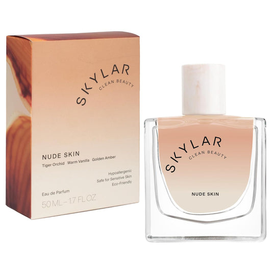Skylar Nude Skin Eau de Parfum - Hypoallergenic & Clean Perfume for Women & Men, Vegan & Safe for Sensitive Skin, Notes of Pineapple, Vanilla, Coconut- 50mL /1.7 Fl oz