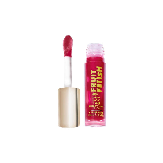 Milani Fruit Fetish Lip Oil with Vitamin E for Instant Hydration, Fruit Extract Infused Lip Treatment and Moisturizing Lip Gloss - Cherry Lime