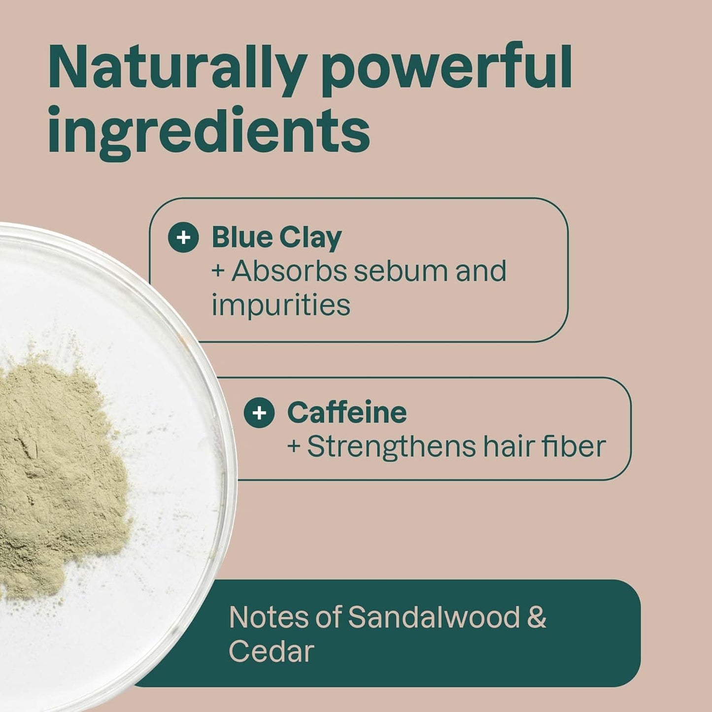 ATTITUDE Strengthening Shampoo Bar, Natural Origin, for Hair Repair & Breakage, Blue Clay & Caffeine, EWG Verified & Clean Ingredients, Vegan, Sandalwood & Cedar Scent, 4 Oz