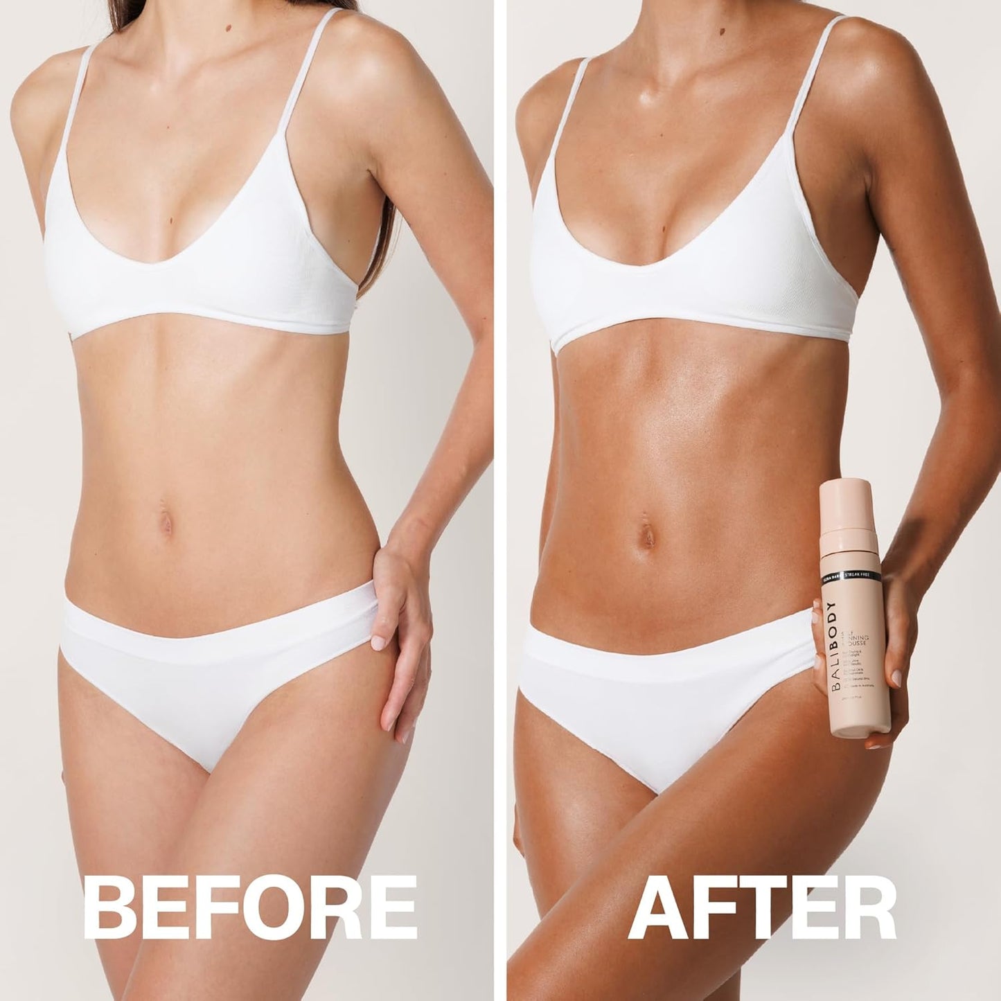 Bali Body Ultra Dark Self Tanner Mousse | Premium Sunless, Tanning Foam | Natural Green-Based Self Tan | Instant Bronze Fake Tan for All Skin Types, Vegan & Cruelty Free (100ml/3.4 fl oz)