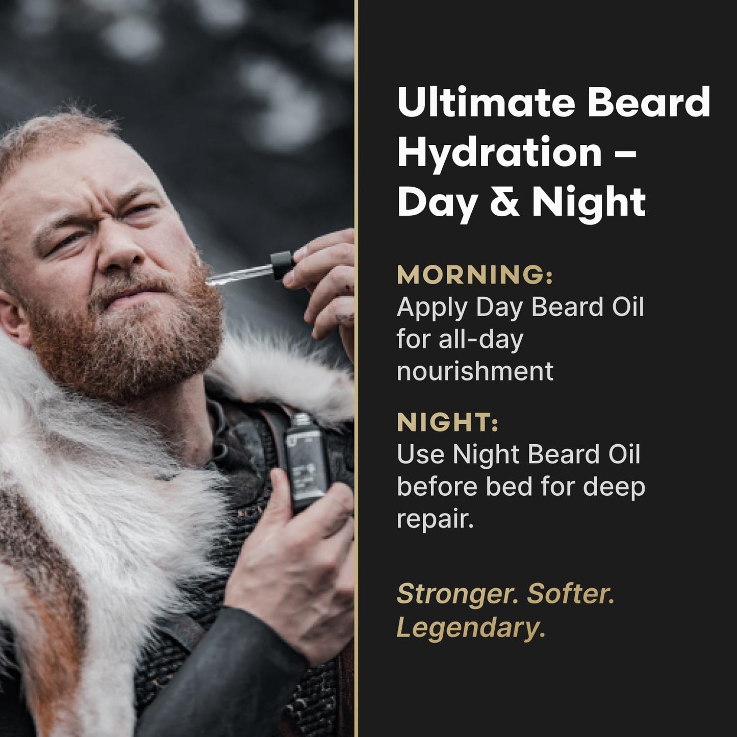 The Beard Struggle Tonic + Elixir Beard Oil Bundle - Platinum Collection - Grooming Beard Oil - Softens, Moisturizers, and Strengthens Beard Growth - Pack of 2, Vanir's Wisdom