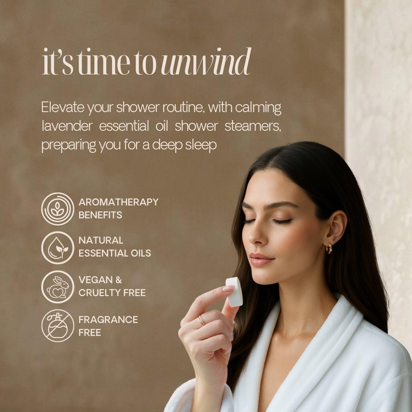 Shower Steamers Aromatherapy 10 Pack - Made in USA with Natural Essentials Oils for Christmas Stocking Stuffers, Birthday Gifts for Women and Men, White Elephant, Relaxation - Lavender