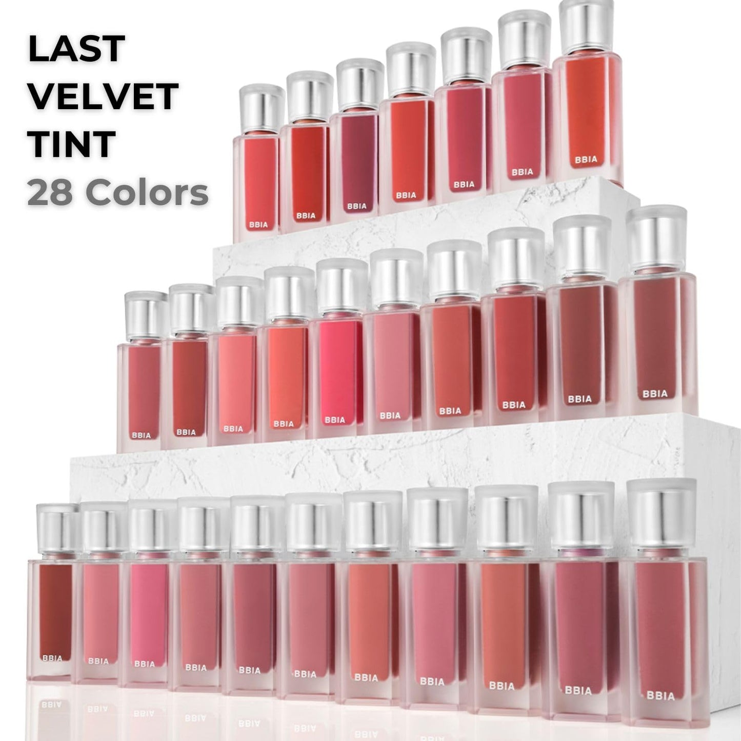 BBIA Last Velvet Tint NEW - Soft Creamy Matte Finish Lip Stain, Blur Effect & Velvety Texture, Long-Lasting, High Pigment, Non-Drying, Vegan, Korean Lip Makeup (V16 MORE GRACEFUL, Pack of 1)