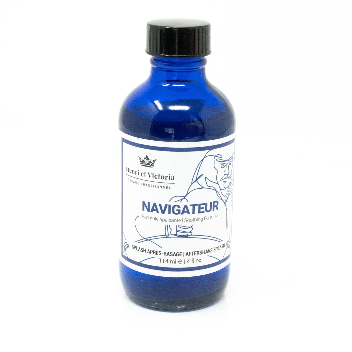 Aftershave Splash For Men l Navigateur Fragrance l Canadian Made by A Skilled Artisan l Moisturizes & Soothes the Skin | 114 ml (4 oz)