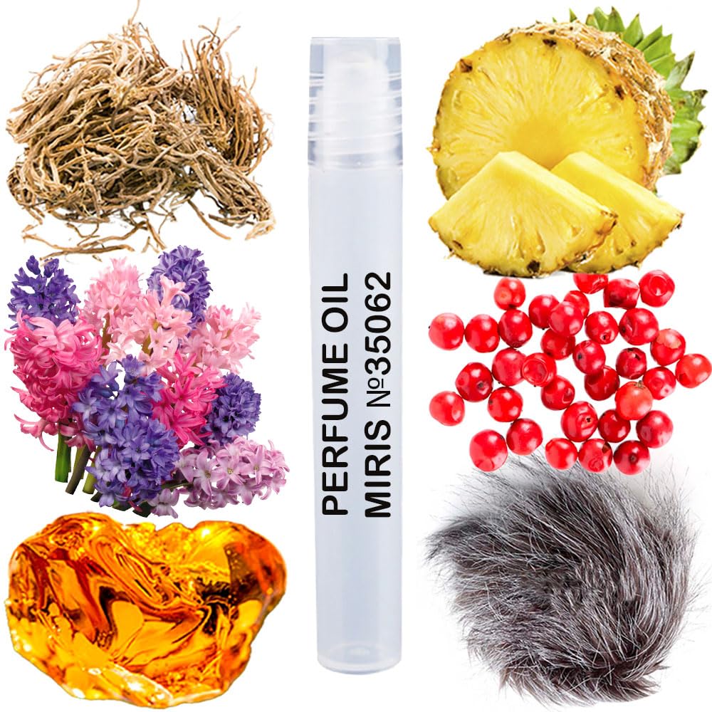 MIRIS Perfume Oil No. 35062, Inspired by Accento, Long-Lasting Unisex Roll-On For Women and Men, Rollerball 0.34 Fl Oz / 10 ml