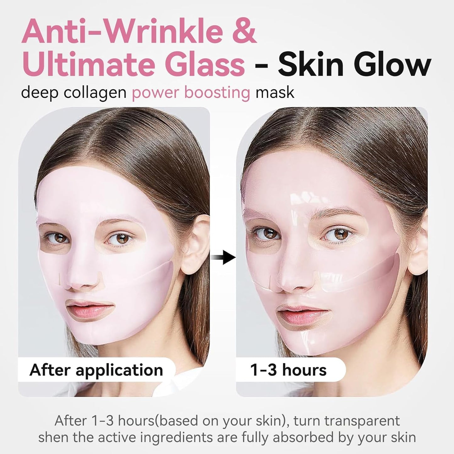 ISTON Bio-Collagen Face Mask,Overnight Revitalizing Hydrating Face Mask for Glowing Skin | Visible Firming, Deep Hydration & Refined Pores | Peptides, NMN & Hyaluronic Acid Masks For All Skin Type