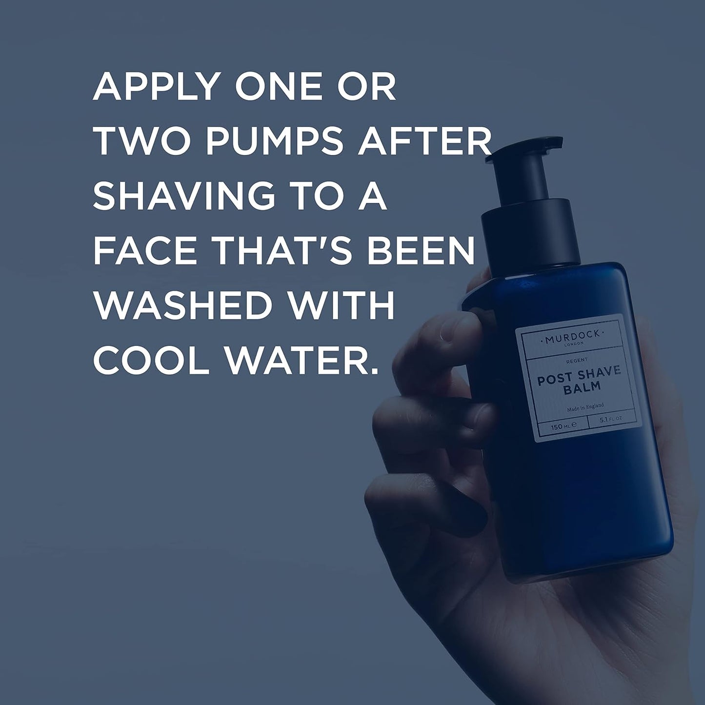 Murdock London Post Shave Balm, Lightweight, Soothing and Conditioning Formula, Made in the UK, (5.1 oz / 150ml)