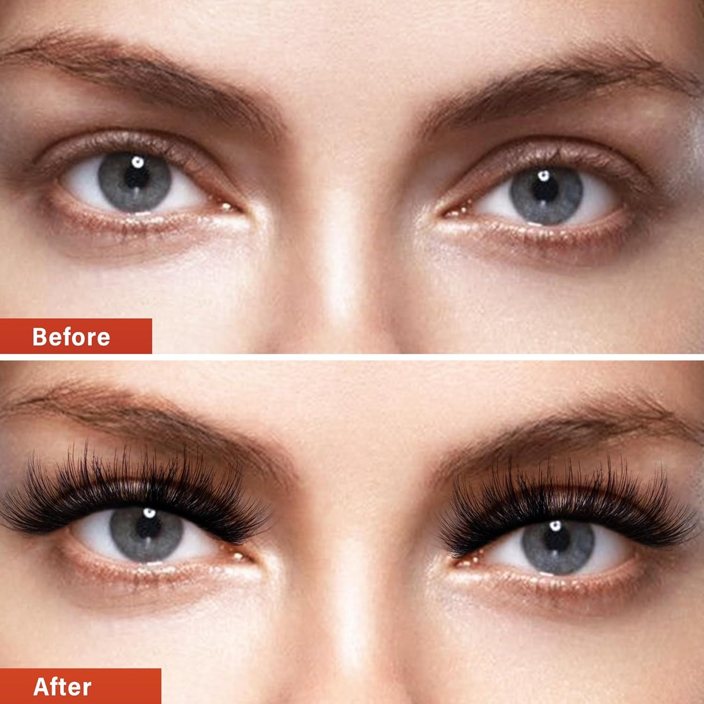 Lash Cluster 144pcs Individual Lashes,8-16mm Diy Lash Extension,C Curl Lash Clusters Wispy,3D Natural Lash Clusters Look Like Eyelash Extension DIY at Home (Orange Spirit-C-8-16mix)