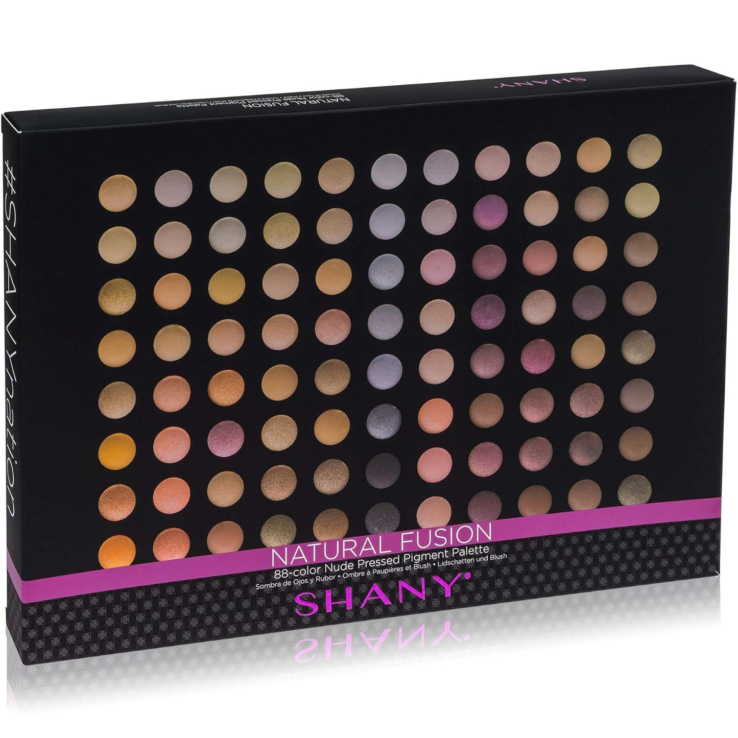 SHANY Natural Fusion Eyeshadow Makeup Palette - 88 Color Highly Pigmented Blendable Natural Color Matte Eye shadow Palette - Nude