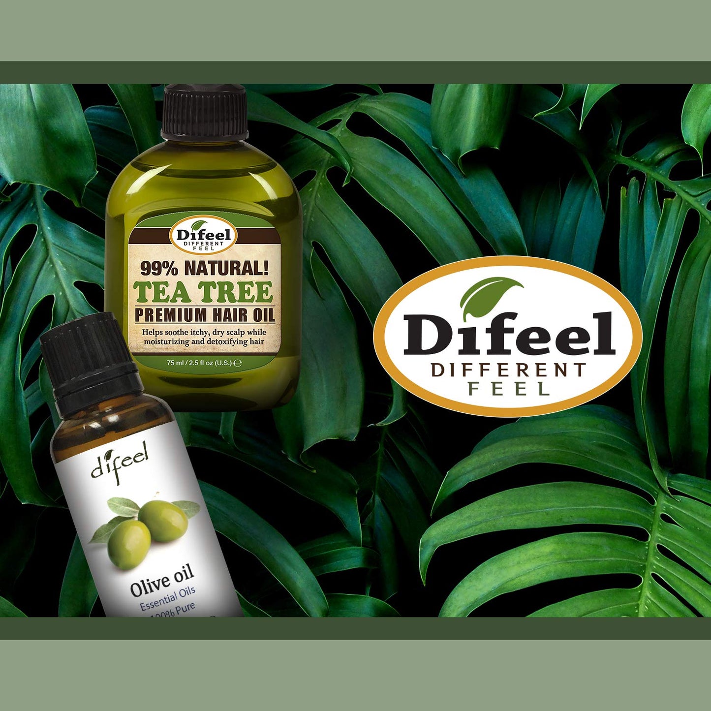 Difeel Premium Natural Hair Oil - Jojoba Oil 2.5 ounce