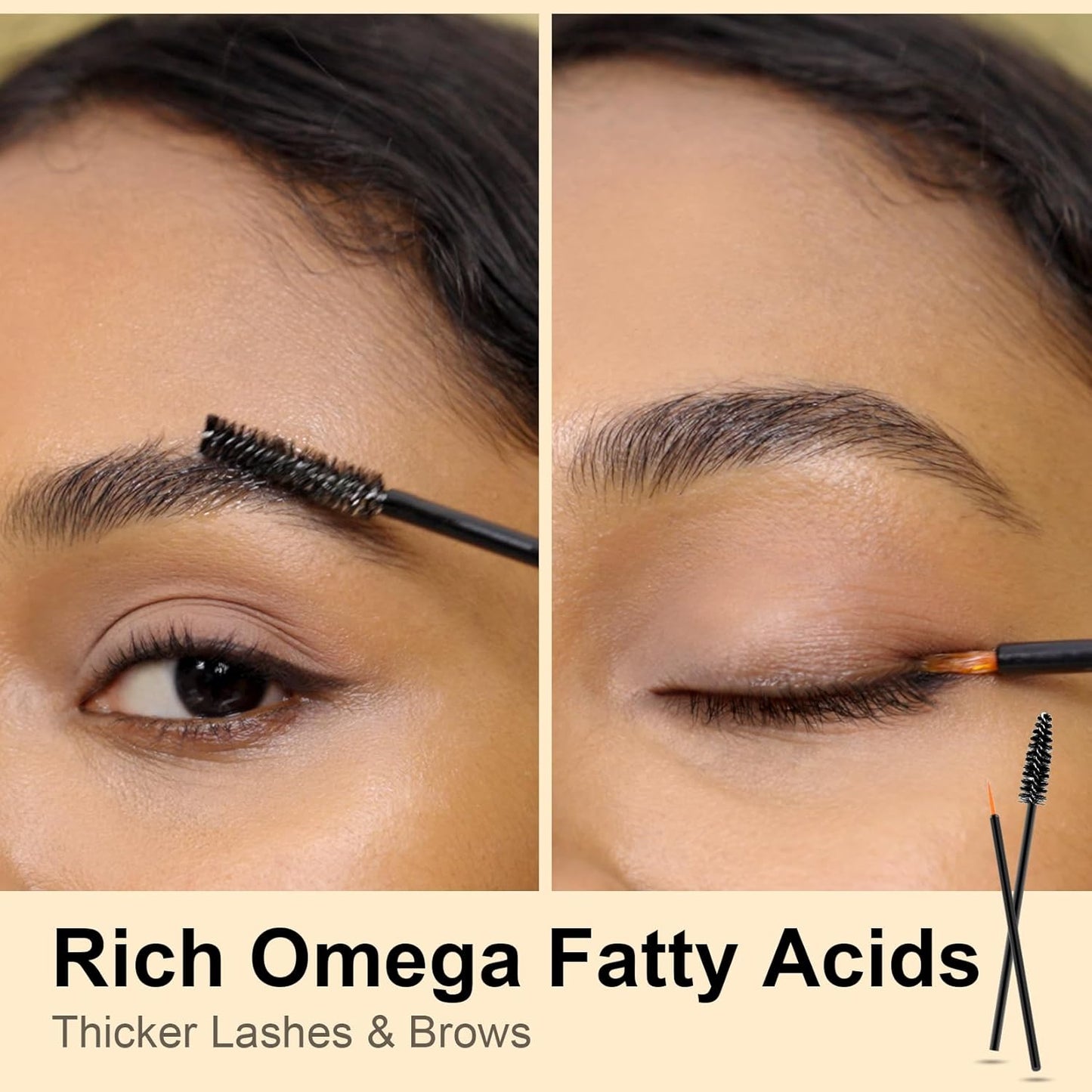 Yoken Castor Oil EWG Verified 4oz Glass Bottle - 100% Pure, Cold Pressed, Hexane Free, Virgin Caster Oils for Face, Eyelash, Eyebrow, Hair - with Lash Starter Kit & Empty Roller Ball Bottle