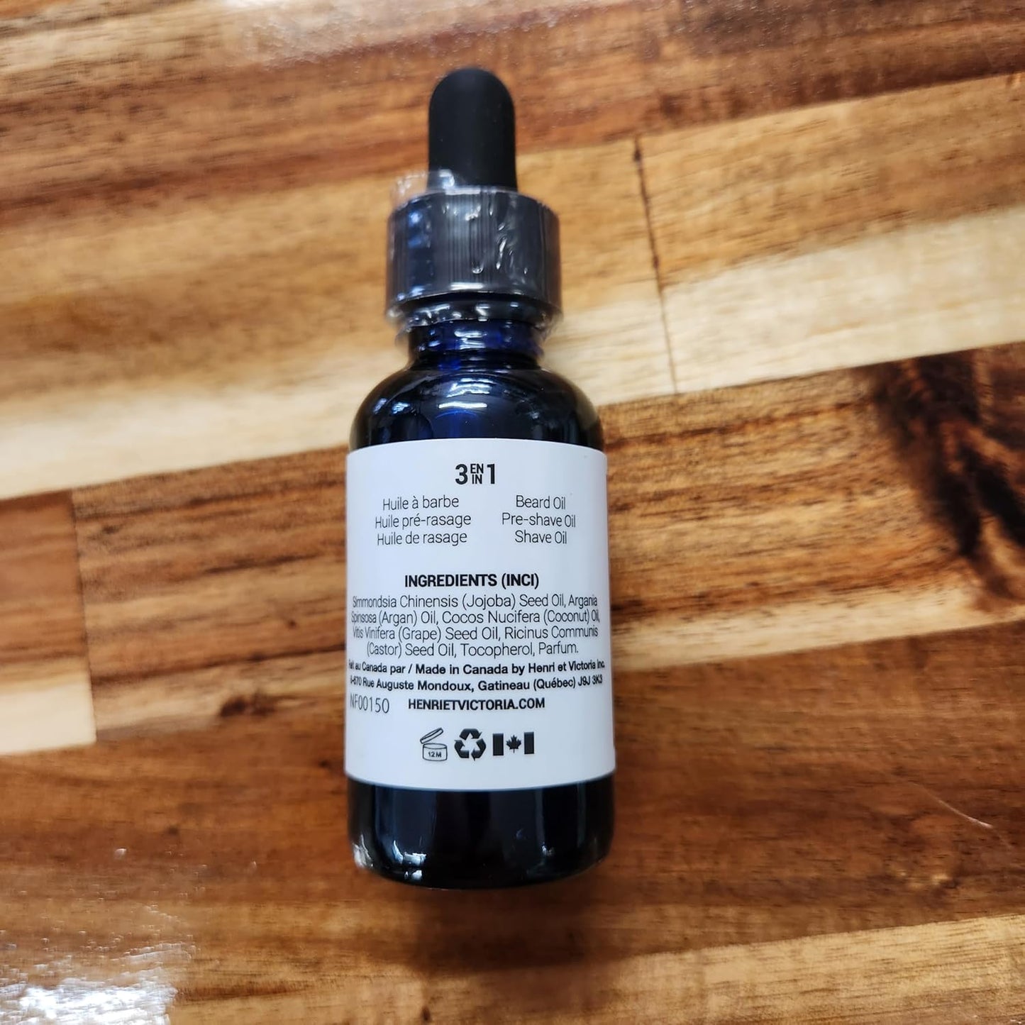 Beard Oil Amande Fragrance | Canadian Made by Skilled Artisan | Moisturizing, Non-Greasy, Natural Ingredients