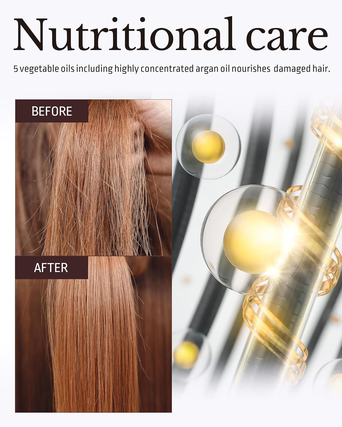 ODID Milk Protein Intensive Perfume Hair Oil - Korean Anti Frizz Nourishing & Smoothing Hair Serum - Refreshing & Sweet Floral Scent - with 10,000ppm Argan Oil & 6 Plant-Based Oils, 3.38 fl.oz.