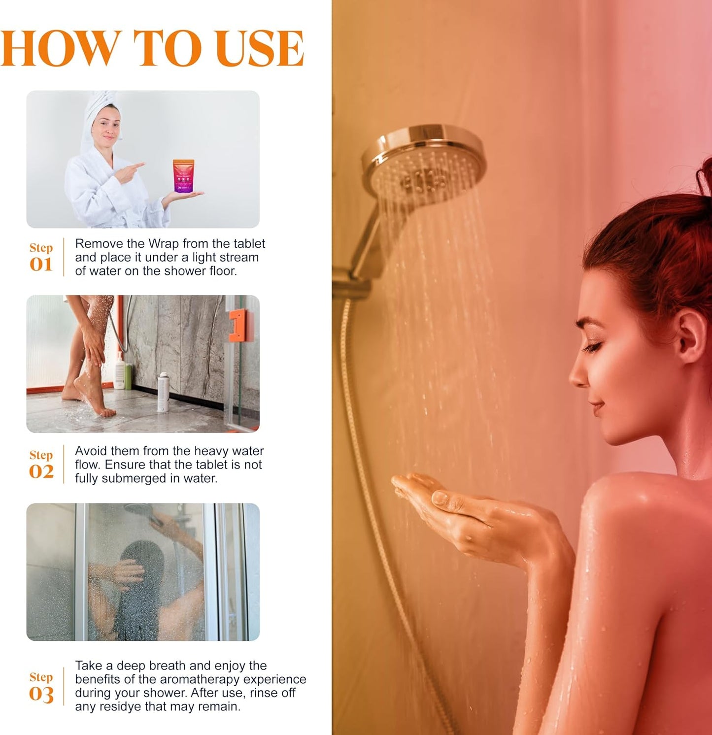 Shower Steamers Aromatherapy | 20 Pack Shower Steamers for Women & Men, Essential Oils for Stress Relief, Self Care, Gifts for Mom, Birthday, Stocking Stuffers & Christmas (Tropical)