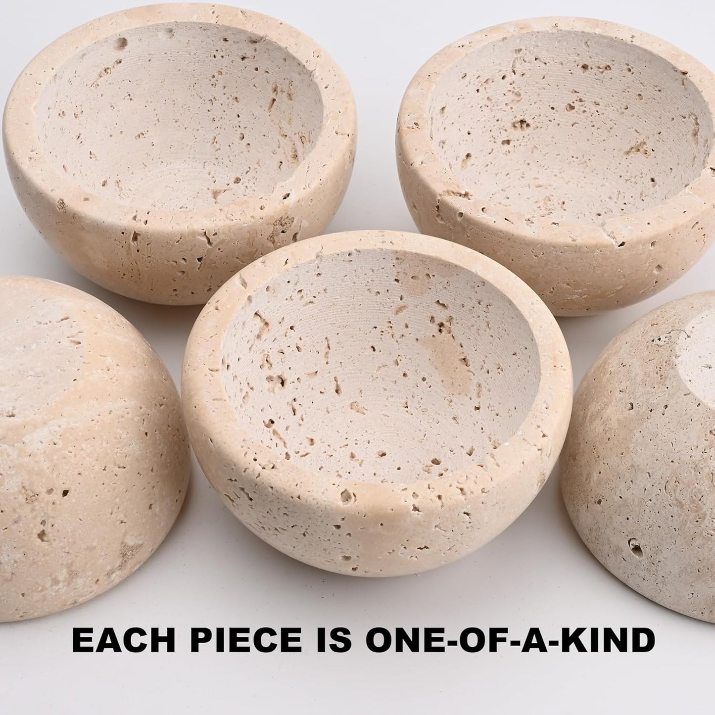 Incense Holder for Sticks and Cones - Handcrafted Limestone Incense Burner and Ash Catcher, Modern Stone Holder for Aromatherapy, Meditation, and Japanese Incense