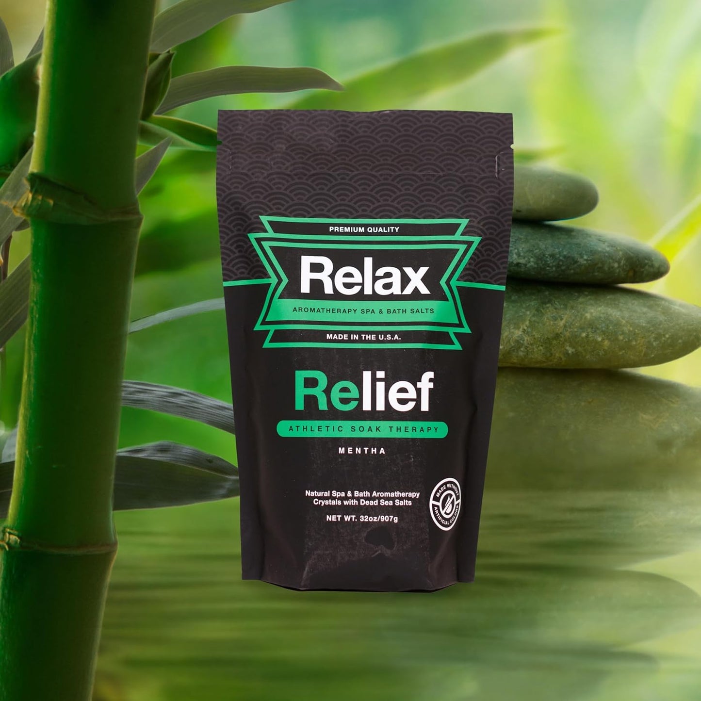 Relax Spa & Bath, Epsom Salt Aromatherapy Bath Salts, Epsom Salt Bath Soak, Dead Sea Salt for Soaking, Hot Tub Spa Aromatherapy, Bath Crystals with Vitamins & Minerals (Relief)