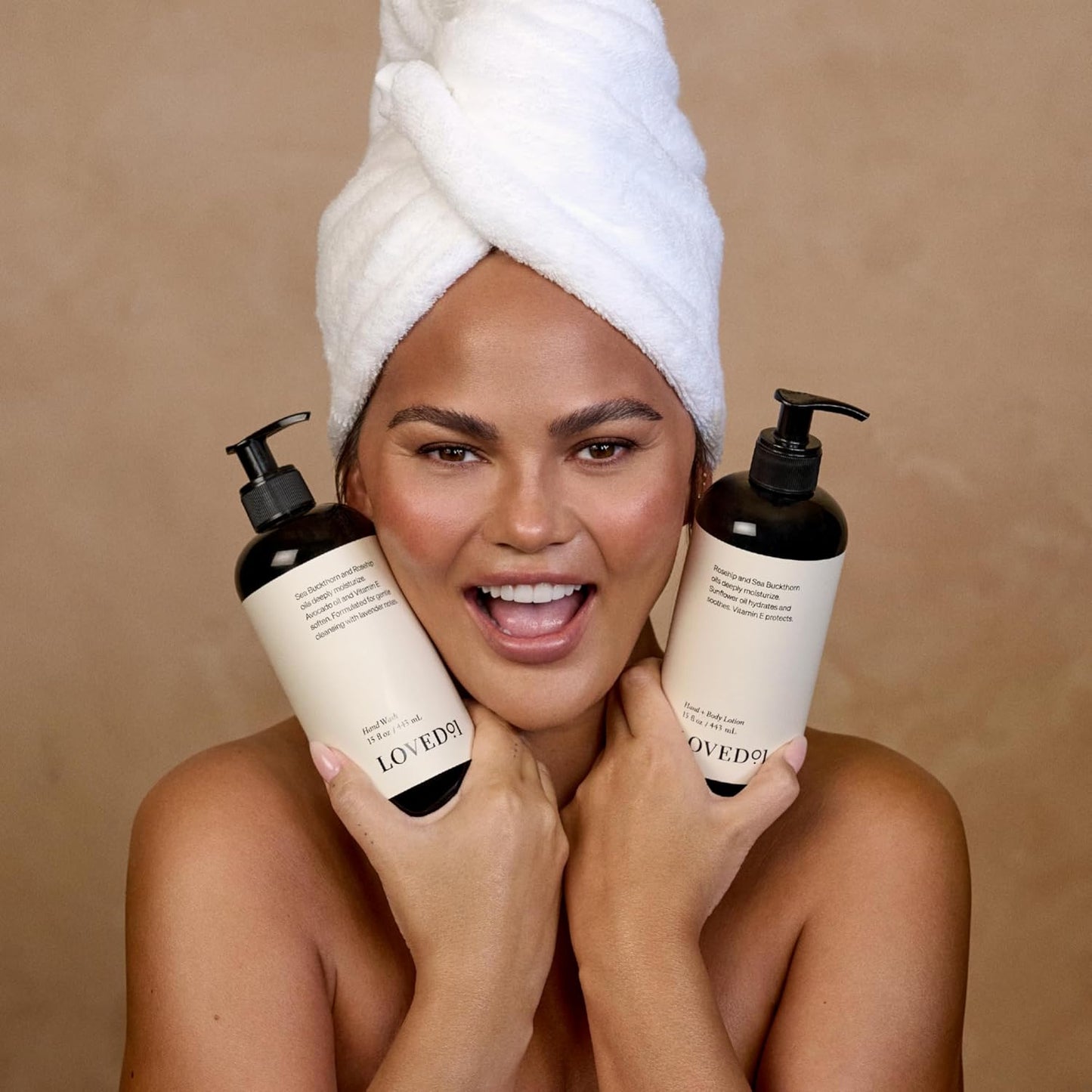 Hand & Body Lotion, John Legend Skincare, Fragrance-Free, Daily Lightweight Cream, Formulated with Shea Butter & Vitamin E, 2-Pack (15 oz each)