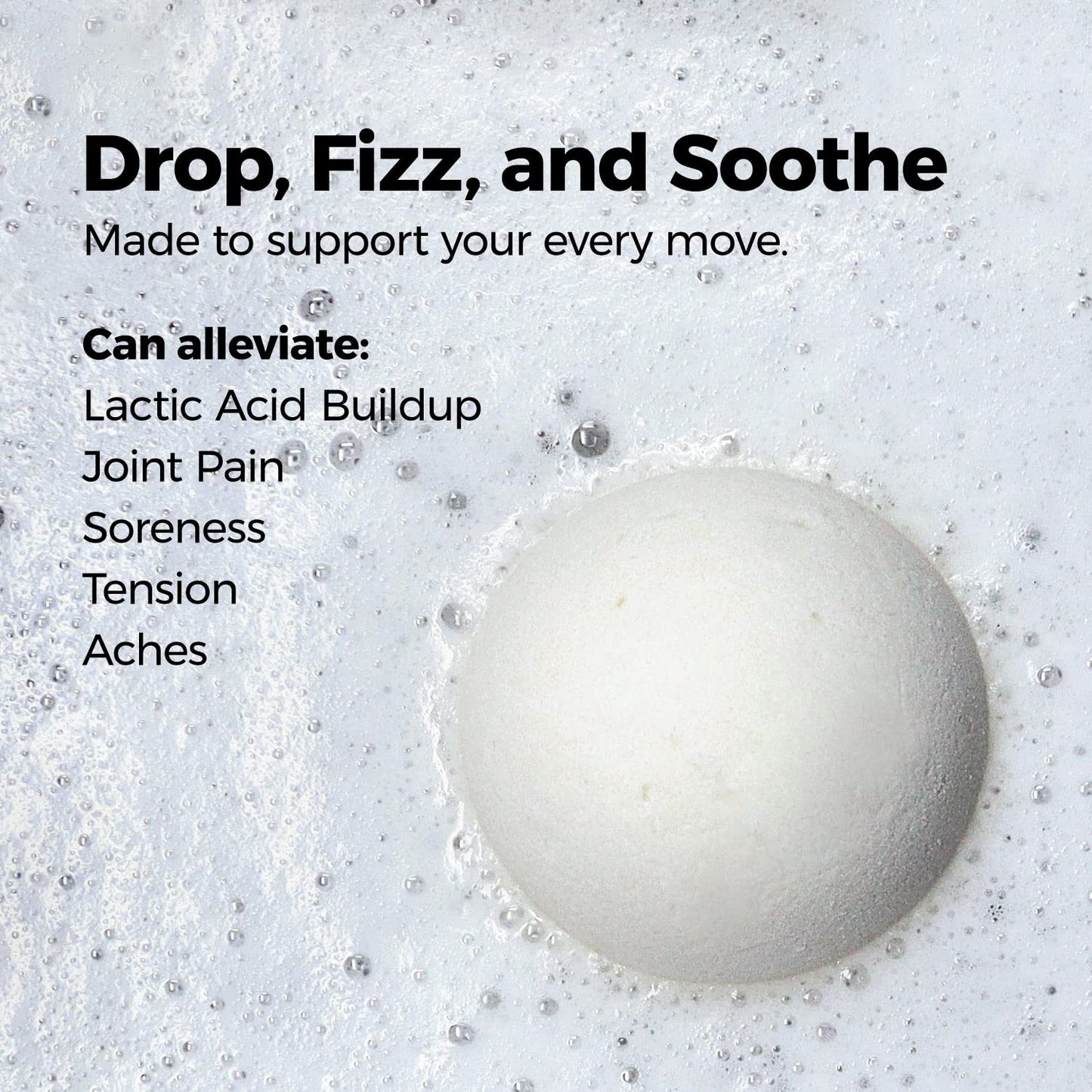 Magnesium Epsom Salt Bath Bombs - Fast-Absorbing Muscle Soak for Post-Workout Recovery - Bath Bombs for Sore Muscles and Pain- Tranquil Foot Soak Bombs - Athletic Recovery Bath - 2 Packs