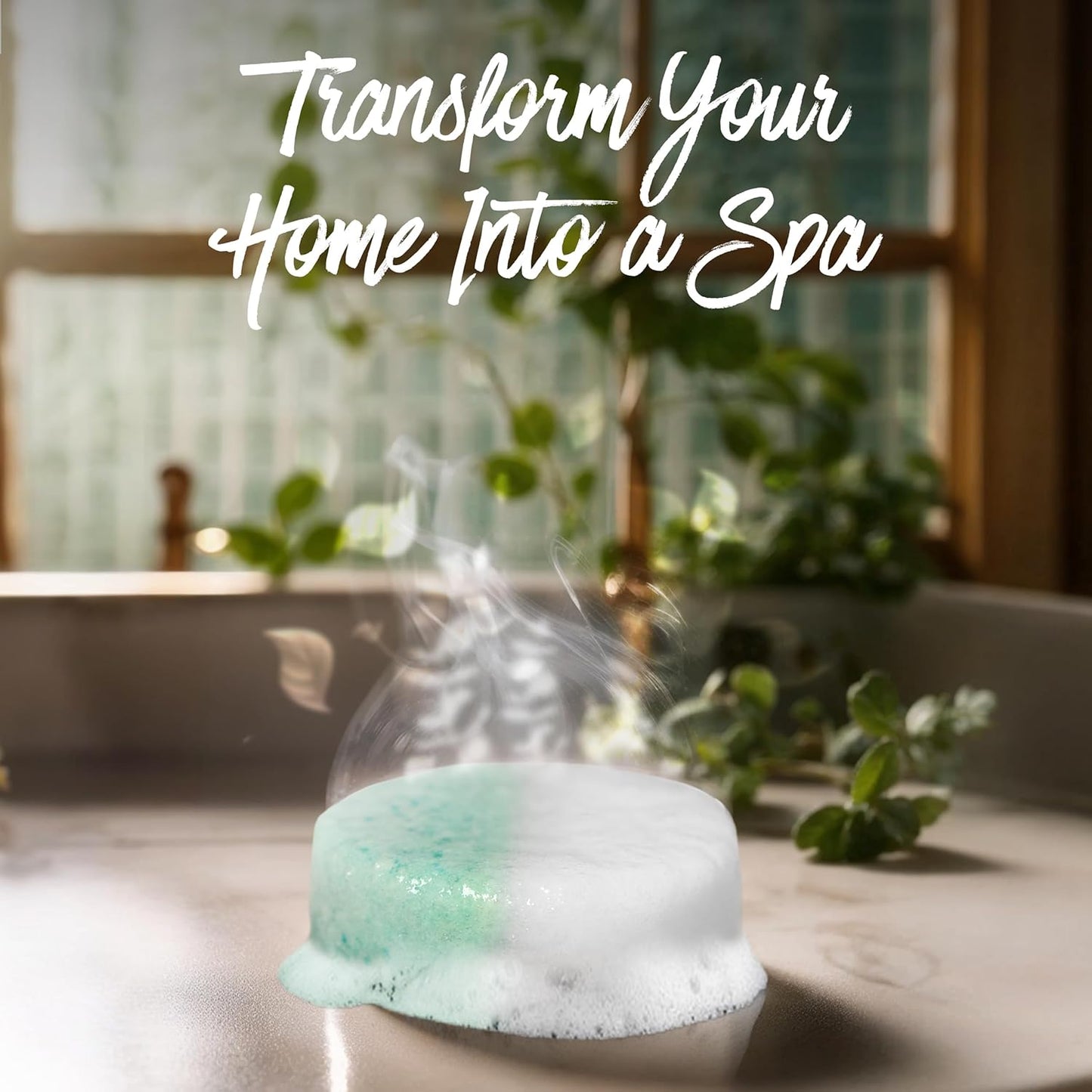 EvolutionUSA Inspire Breathe Shower Steamers, 15 Mint & Eucalyptus Shower Steamers for Women & Men, Refreshing Vapor Shower Tablets, Self Care Shower Bombs, Gift for Mother's Day, Easter, Birthday