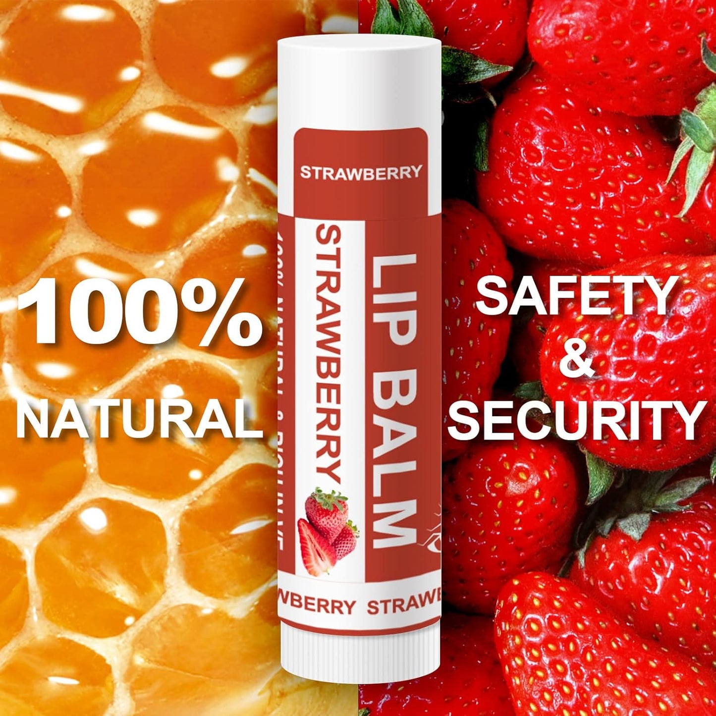 Yopela 14 Pack Natural Lip Balm in Bulk with Vitamin E and Coconut Oil - Moisturizing, Soothing, and Repairing Dry and Chapped Lips Valentine's Gift - 14 Flavors - Non-GMO - With Greeting Card