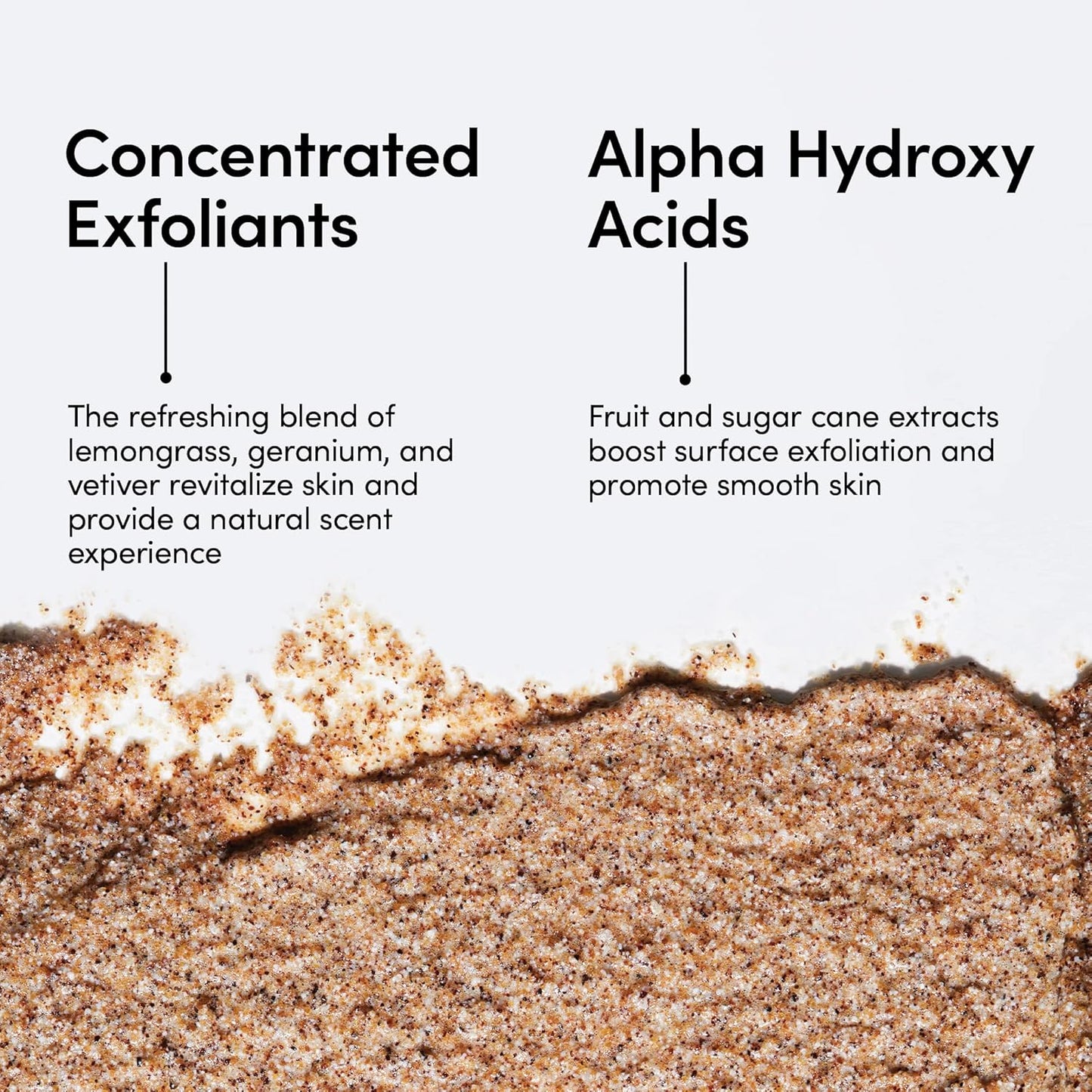 LATHER Bamboo Lemongrass Foaming Body Scrub - Gentle Exfoliating & Hydrating Scrub for All Skin Types - Leaves Soft & Smooth Skin - Scrub for the Body, Hands & Feet - 8 Oz Jar