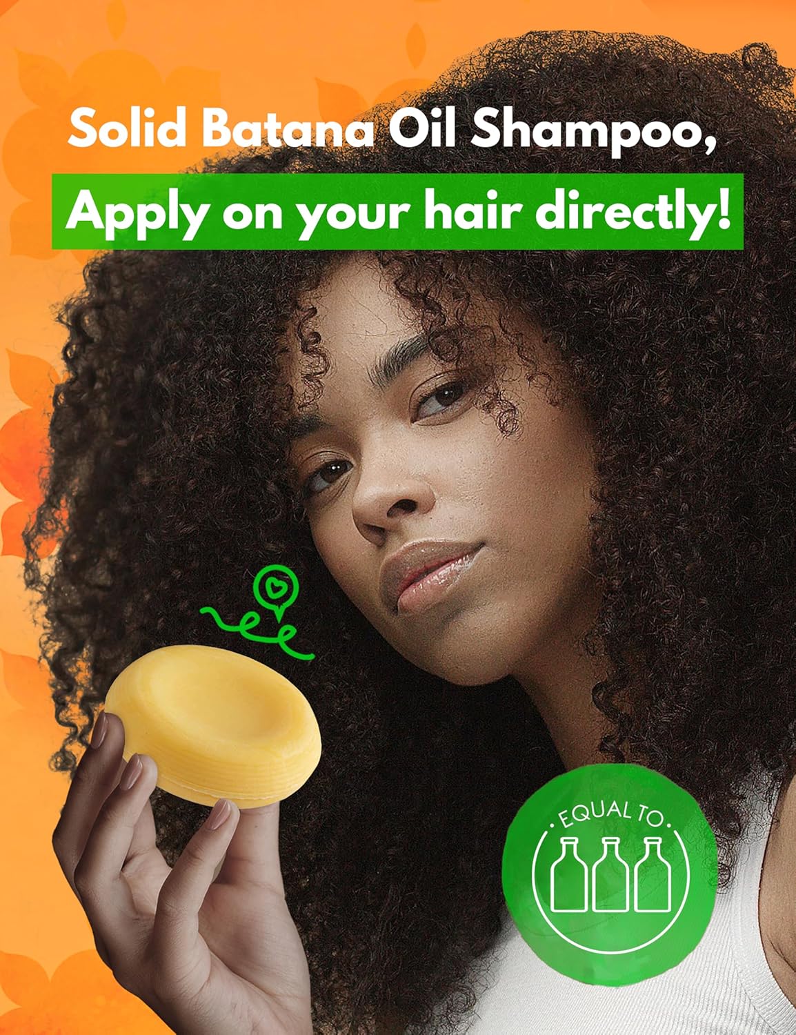 BEAUT'E SEOUL Batana Oil Shampoo Bar for Hair Growth – Natural Herbal Blend, PHA Scalp Exfoliating Cleanser, Sulfate-Free, pH Balanced, Suitable for All Hair Types, 3.52 oz